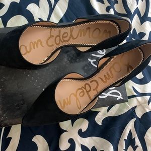 Sam Edelman Black suede heel